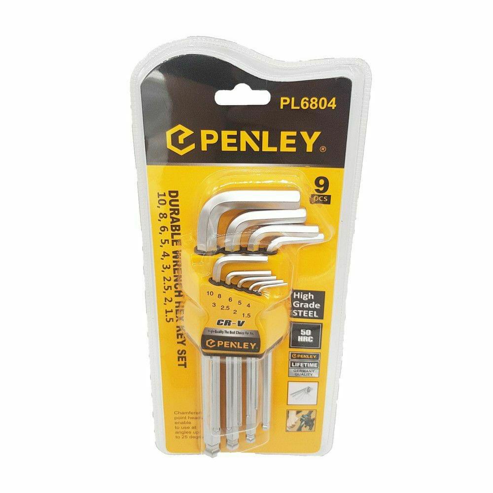 Penley Σετ 9 Κλειδιά Allen σε Σχήμα L AMD173-33