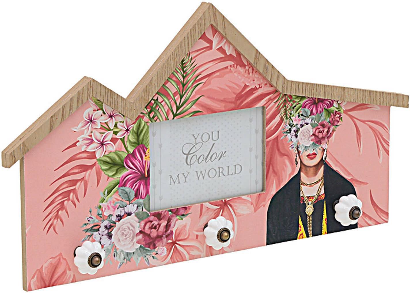 Inart Κρεμάστρα Τοίχου Ξυλινη 3 Θέσεων 49x5.5x26cm 3τμχ