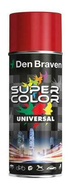 Bostik Den Braven Σπρέι Βαφής SC Universal Ακρυλικό με Γυαλιστερό Εφέ Traffic Red RAL 3020 400ml 6τμχ