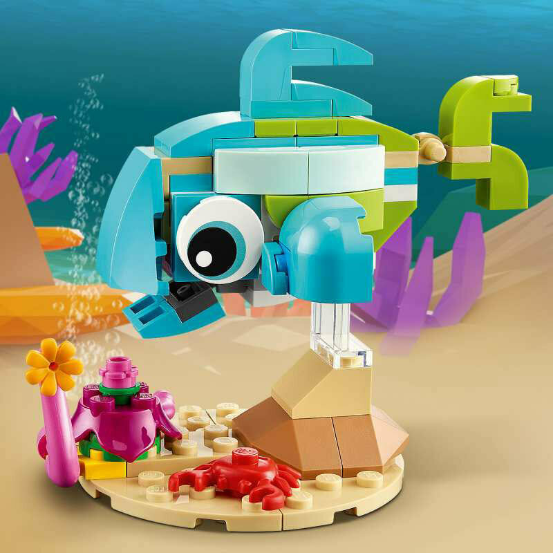 Lego Creator 3-in-1 Dolphin & Turtle για 6+ ετών - Image 8