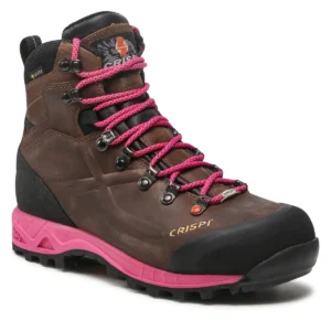 Crispi Valdres SE GTX Lady Μποτάκια Αδιάβροχα Καφέ-Ροζ