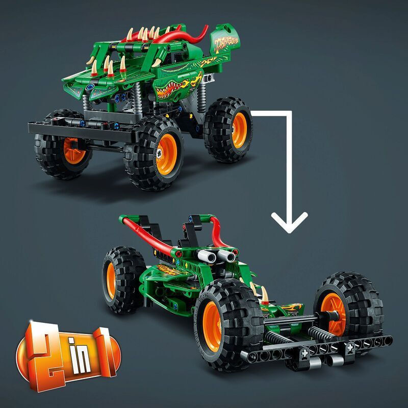 Lego Technic Monster Jam Dragon για 7+ ετών - Image 4