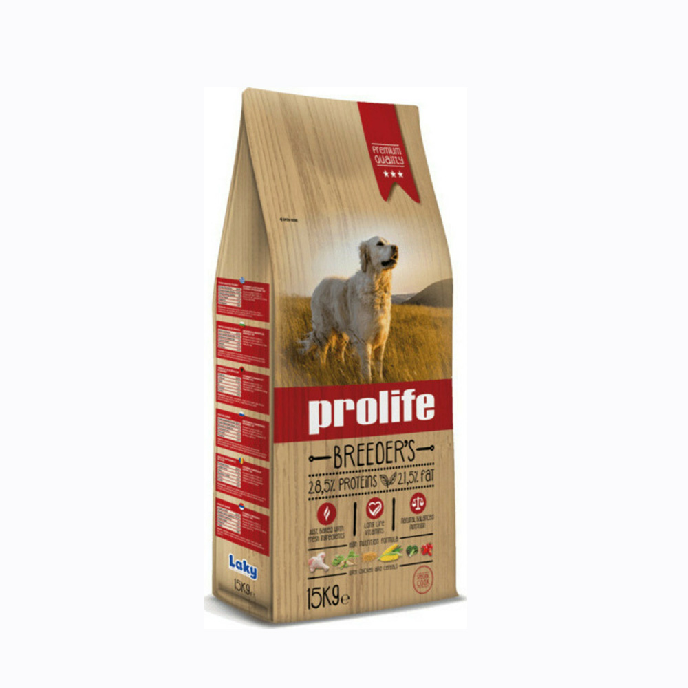 Laky Prolife Breeder’s Ξηρά Τροφή Σκύλων 15kg