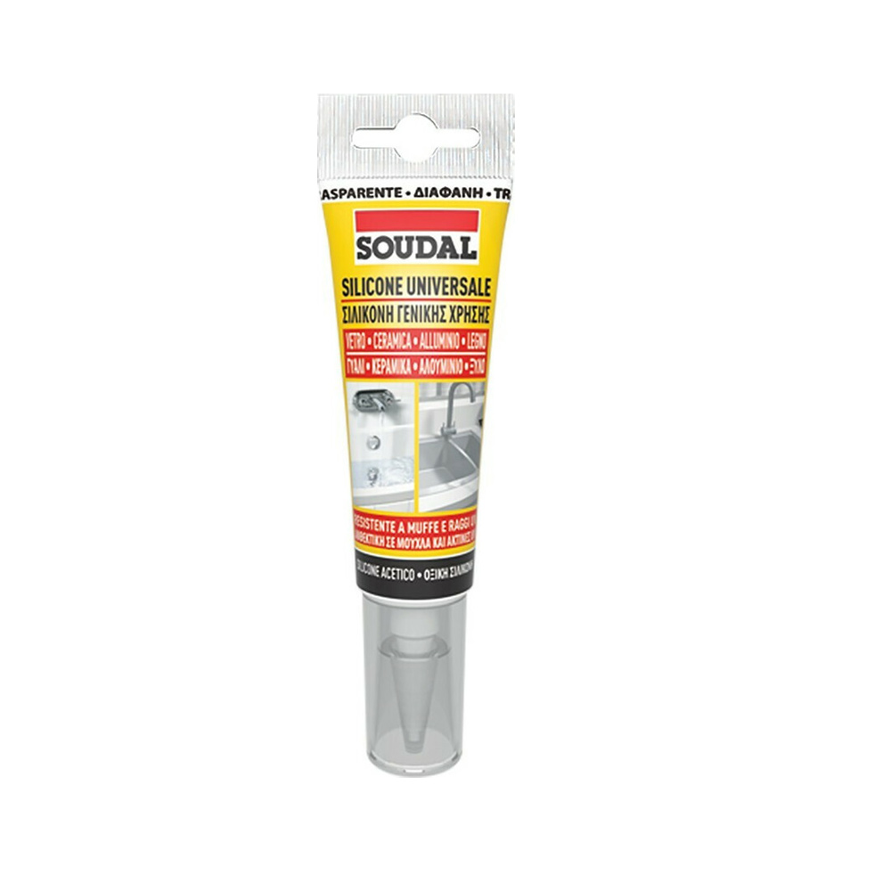 Soudal Σφραγιστική Σιλικόνη Αντιμουχλική Λευκή 80ml