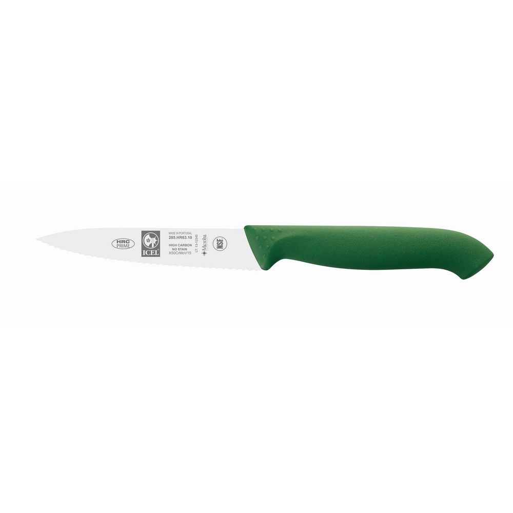 Μαχαίρι Icel 285.hr63.10 10cm σεφ με δόντι proflex πράσινο blister