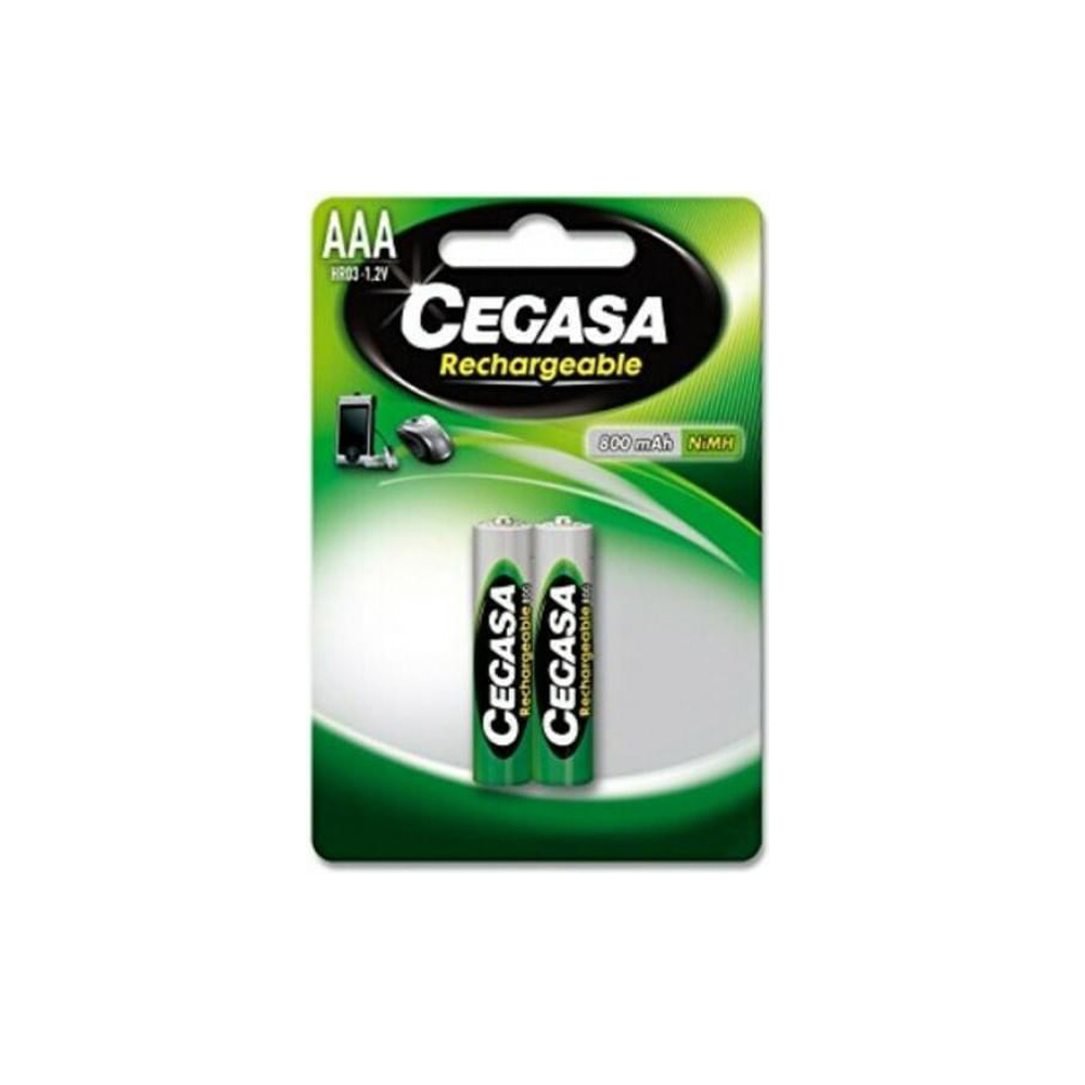 Cegasa HR03 Επαναφορτιζόμενες Μπαταρίες AAA 1.2V 800mAh 2τμχ