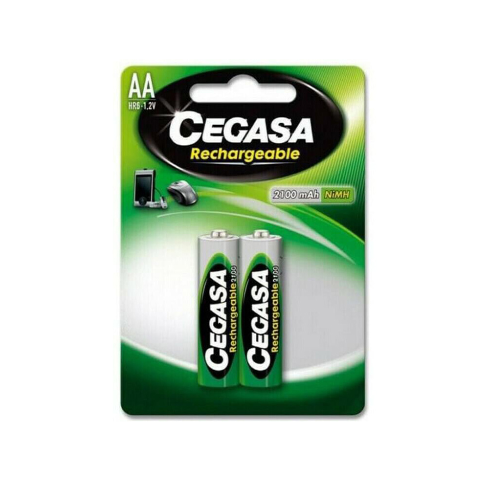 Cegasa HR6 Επαναφορτιζόμενες Μπαταρίες AA 1.2V 2100mAh 2τμχ