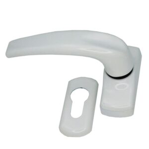 Πόμολο ελατηρίου Νεοξαλ 140 3 αλουμινόπορτας μικρό άσπρο