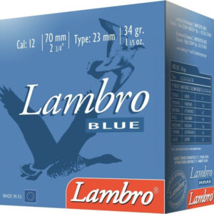 Lambro Blue Φυσίγγια cal12 70mm 34gr 25τμχ