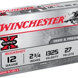 Winchester Super X Buckshot Φυσίγγια cal12 70mm 5τμχ 27βολο