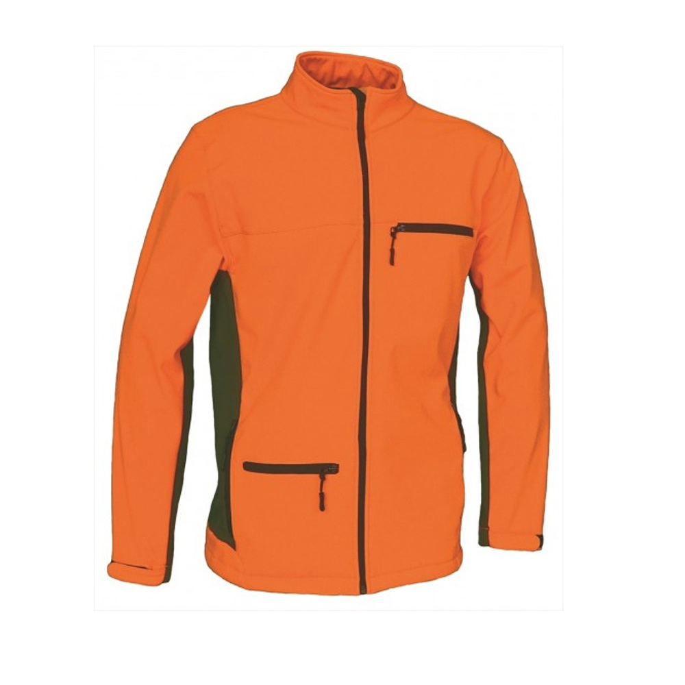 Benisport 283 Softshell Ζακέτα Αδιάβροχη Πορτοκαλί-Καφέ
