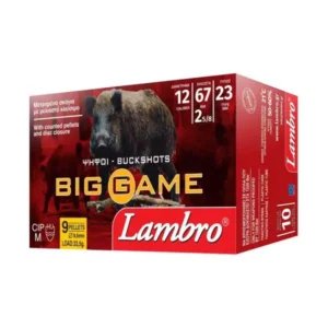 Lambro Big Game Φυσίγγια cal12 67mm 33.5gr 10τμχ 9βολο