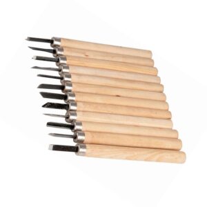 Σκαρπέλα ξυλογλυπτικής σετ 10 τεμάχια