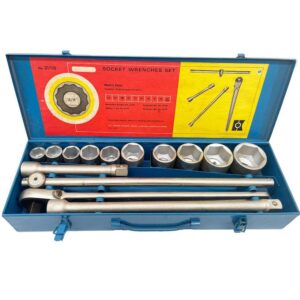 Κασετίνα καρυδάκια σετ 14 τεμάχια 3 4 made in Γερμανίας (22 24 27 30 32 36 38 41 46 50mm)