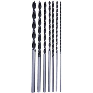 Τρυπάνια σετ 7 τεμάχια ξύλου μακριά 1 8 - 1 2 30cm