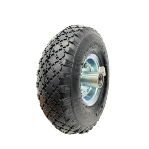 Ρόδα σαμπρέλας δίτροχου μεταλλική 20mm 300-4 μονός αφαλός