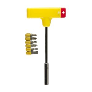 Κατσαβίδι ταφ με 6 μύτες κίτρινο Taiwan