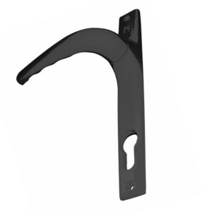 Πόμολο ελατηρίου Domus 6340m στενό με πλάκα μαύρο