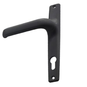 Πόμολο ελατηρίου Domus 6145m με πλάκα μαύρο