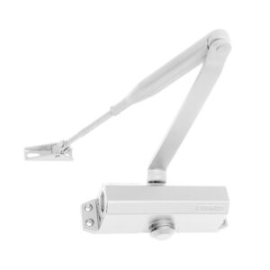 Σούστα πόρτας Domus 5110l Νο2-4 έως 80kg με βραχίονα στο κέντρο άσπρη