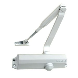 Σούστα πόρτας Domus 5120l Νο2-4 έως 80kg με παράκεντρο βραχίονα άσπρη