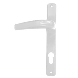 Πόμολο ελατηρίου Νεοξαλ 140 4 αλουμινόπορτας μεγάλο άσπρο