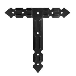 Ταφ σύνδεσμος πέργκολας μεγάλο μαύρο 32cm