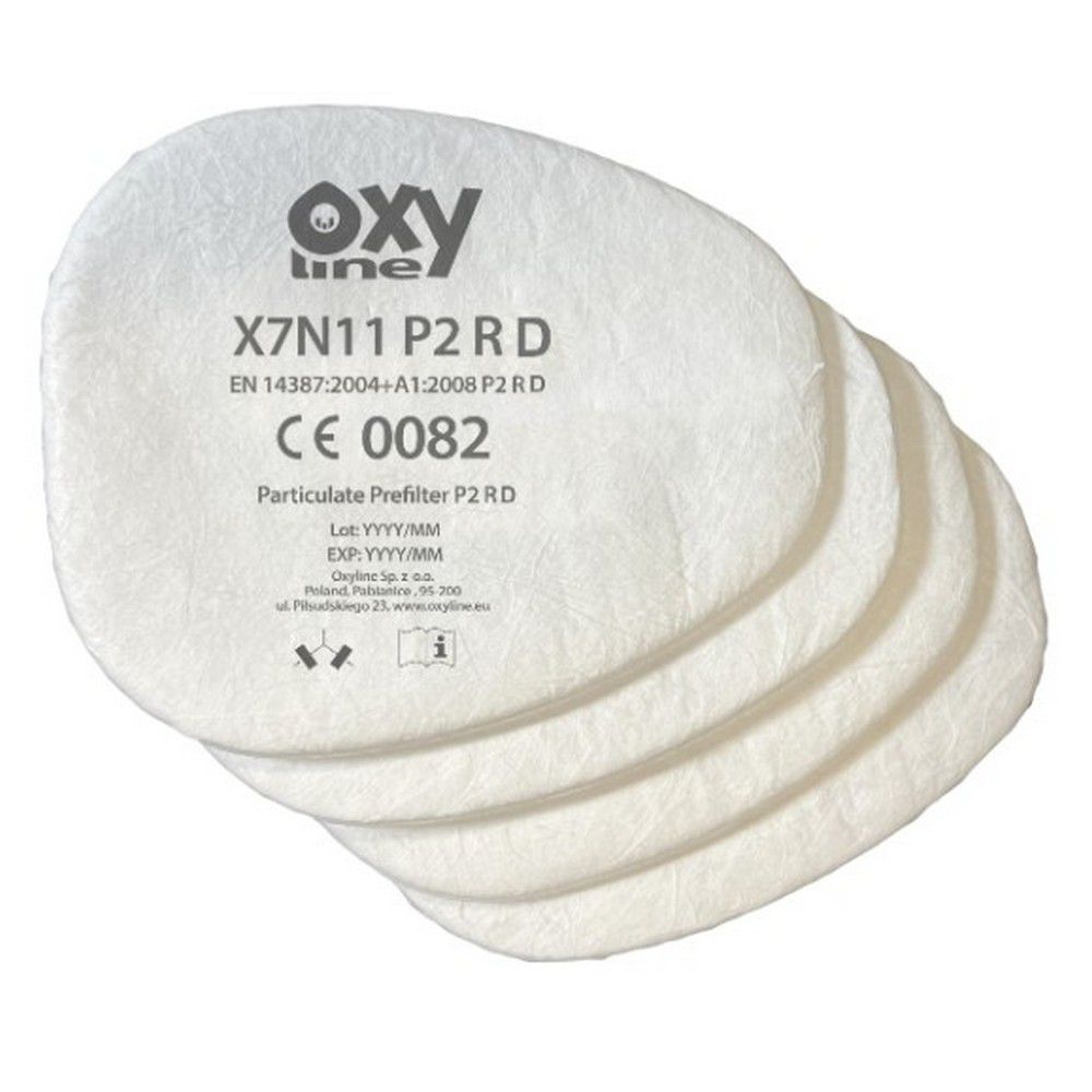 Πρόφιλτρο μάσκας Oxyline pgv-7n11 4 τεμάχια