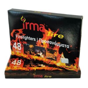 Προσάναμμα άσπρο κηροζίνης Irma fire 48 κύβοι
