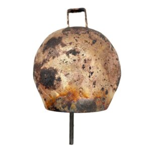 Κουδούνι μαύρο στρόγγυλο Ν.28 18x19cm