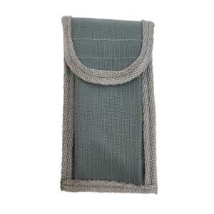 Θήκη σουγία γκρί πράσινη 8X15cm