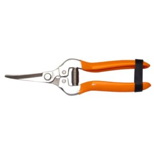 Ψαλίδι τρύγου Cresman κυρτό inox 0.112kg μήκος 18.5cm jh-803s-1