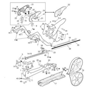 Ανταλλακτικό δετικού φυτών jv99 No14+15 κλιπ τρύπας για καρφί