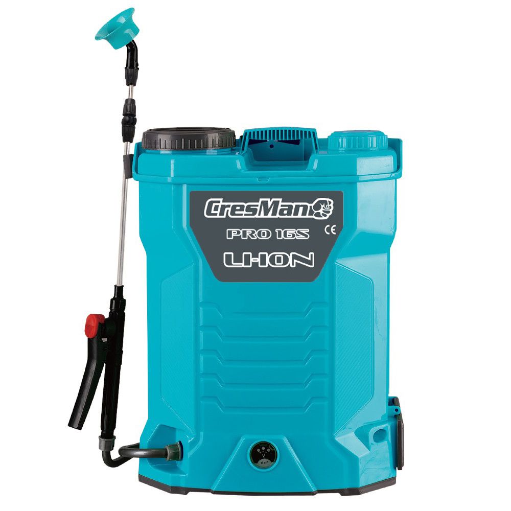 Ψεκαστήρας 16l πλάτης μπαταρίας Cresman pro-16s li-ion λιθίου