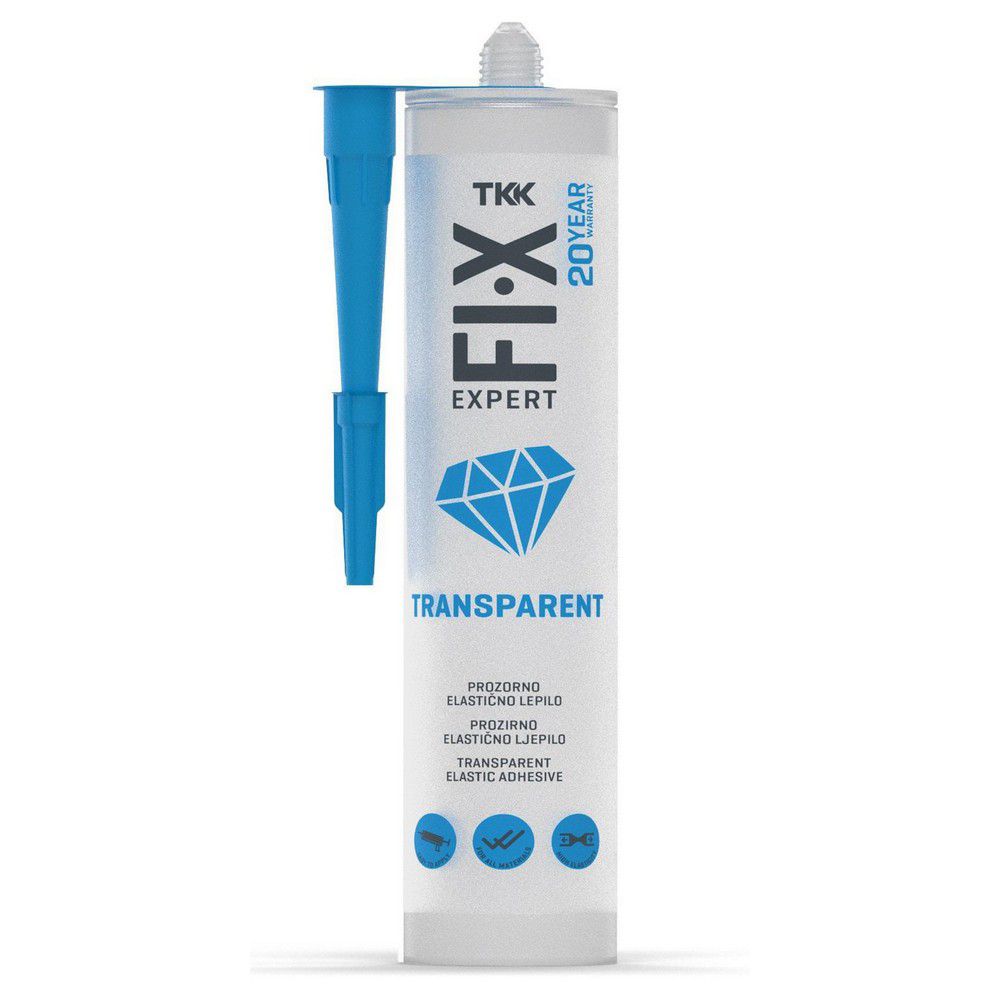 Κόλλα φύσιγγα Tkk fix expert διαφανής 290ml 163430