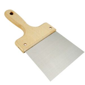 Σπάτουλα ξύλινη λαβή με τρύπα 180mm