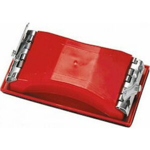 Τάκος για γυαλόχαρτο πλαστικός-κόκκινος 21x10.5cm