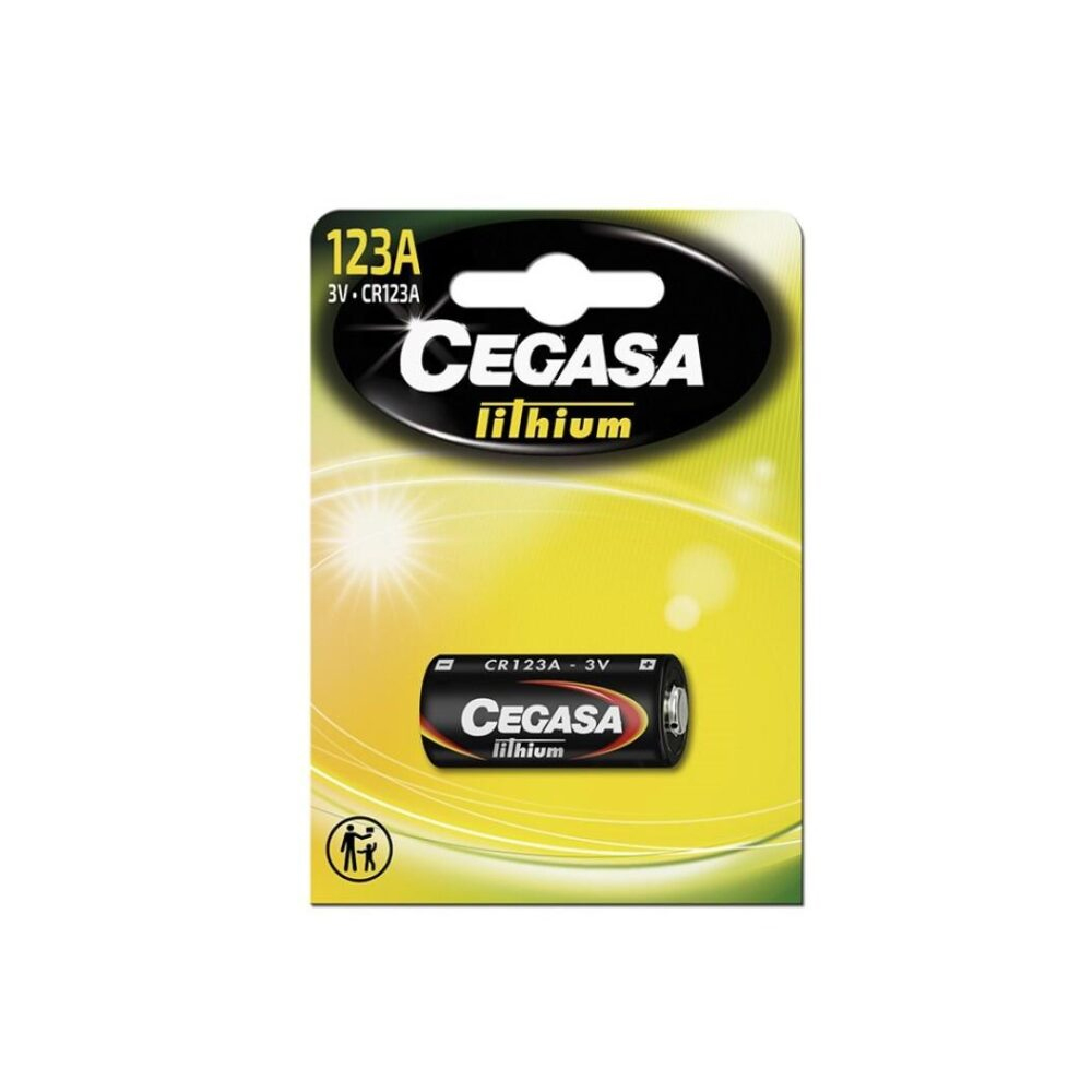 Cegasa CR123A Μπαταρία Λιθίου 3V