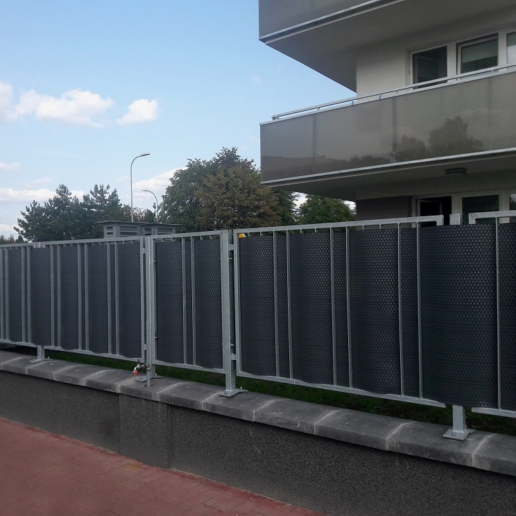 Κάλυμμα Μπαλκονιού Rattan Λευκό Με Μεταλλικές Οπές 1x3m Rattan - Image 4