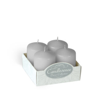 Κεριά Σετ 4Τεμ Στρόγγυλα Λευκά 6x4cm Zniczplast - 5905133718581