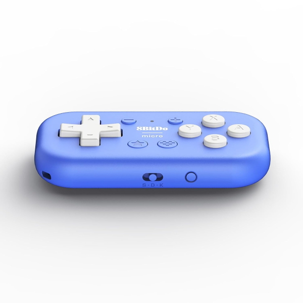 8Bitdo Micro Ασύρματο Bluetooth Gamepad Pocket-sized Mini για Switch / Android / Raspberry Pi Μπλε - Image 2