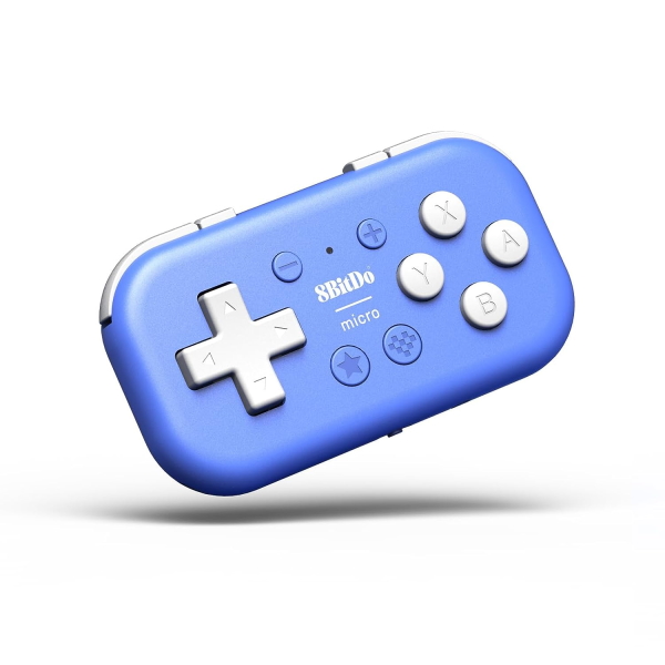 8Bitdo Micro Ασύρματο Bluetooth Gamepad Pocket-sized Mini για Switch / Android / Raspberry Pi Μπλε