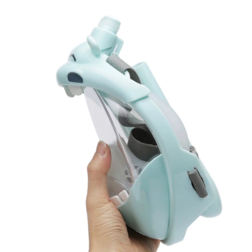 Thenice KF-4 Παιδική Μάσκα Θαλάσσης Ιπποποταμάκι Full Face Snorkel Mask (XS/S) - Image 2