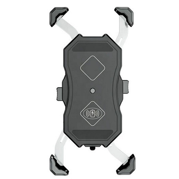 Kewig M11A Βάση Κινητού 3,5"έως 7" για Μηχανή/Ποδήλατο με Ενσύρματη (Quickcharge 3.0) και Ασύρματη φόρτιση (Qi 15W) - Image 4