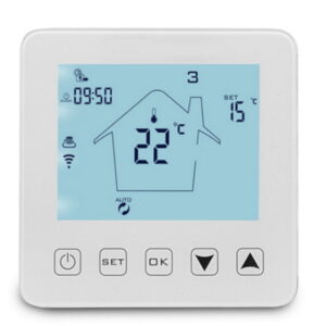 Hysen HY08WE-4-WIFI Έξυπνος Θερμοστάτης καλοριφέρ Smart WiFi & Internet control (WH)