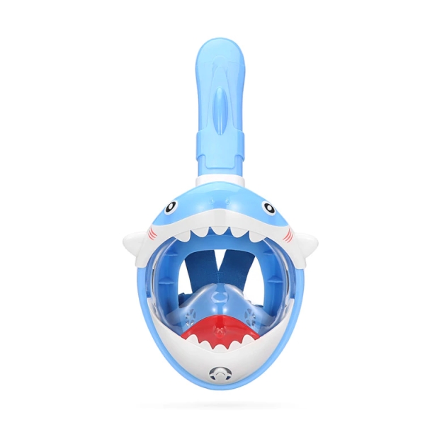 Thenice KF-3 Παιδική Μάσκα Θαλάσσης Καρχαριάκι (Baby Shark) Full Face Snorkel Mask (XS/S) (Mπλε) - Image 3