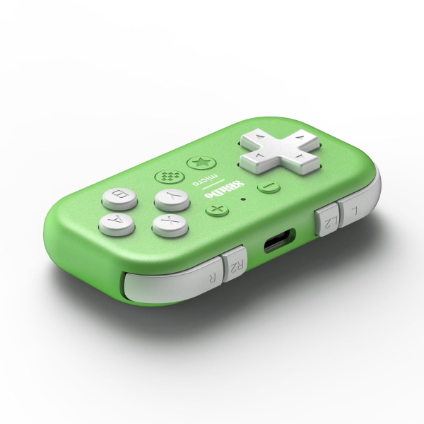 8Bitdo Micro Ασύρματο Bluetooth Gamepad Pocket-sized Mini για Switch / Android / Raspberry Pi Πράσινο - Image 4