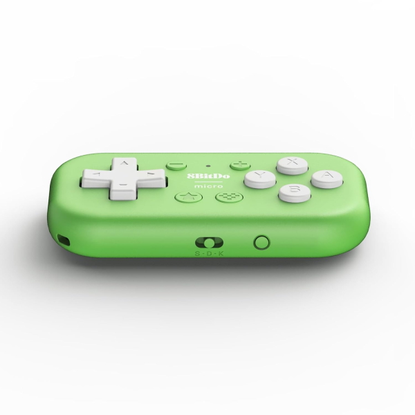 8Bitdo Micro Ασύρματο Bluetooth Gamepad Pocket-sized Mini για Switch / Android / Raspberry Pi Πράσινο - Image 3