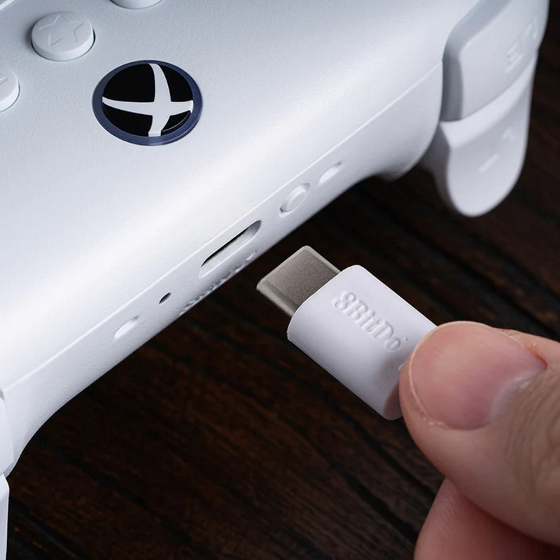 8Bitdo Ultimate 3-mode με Charging Dock (Ενσύρματο για Xbox Series X|S και One/ Ασύρματο BT για Android - IOS - PC) Λευκό - Image 3
