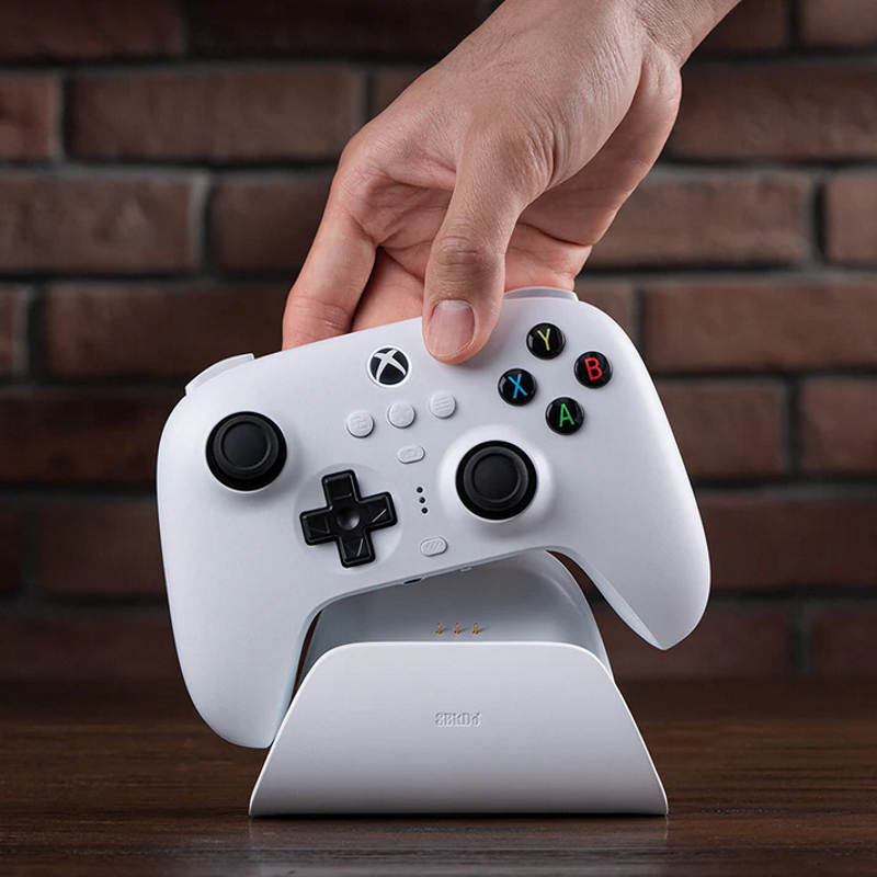 8Bitdo Ultimate 3-mode με Charging Dock (Ενσύρματο για Xbox Series X|S και One/ Ασύρματο BT για Android - IOS - PC) Λευκό - Image 5